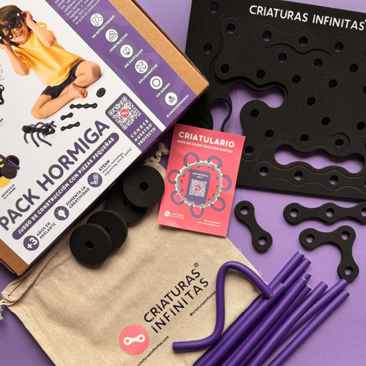 Pack Hormiga (1 a 2 personas) |  Juego de construcción de piezas pequeñas